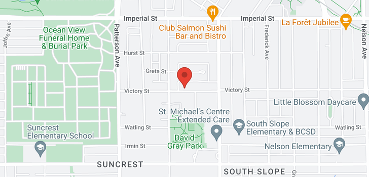 map of 4339 VICTORY STREET